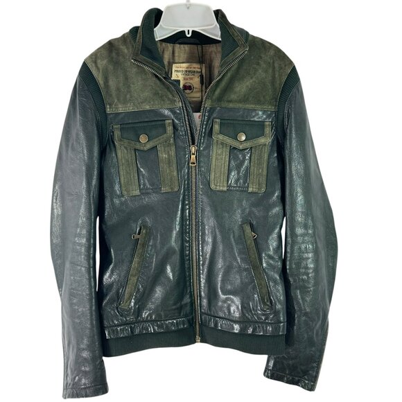Green Leather Jacket Dolce And Gabbana Green Jacket DOLCE GABBANA